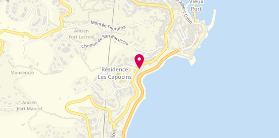 Plan de Pompes Funèbres Corses MORGANTI, 1 Rue César Vezzani, 20200 Bastia