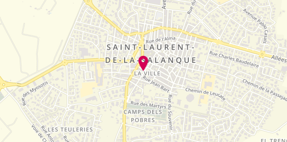 Plan de Pompes Funèbres de la Salanque, 34 Rue Arago, 66250 Saint-Laurent-de-la-Salanque