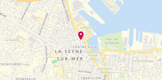 Plan de Pompes Funebres de la SEYNE, 12 avenue Lazare Hoche, 83500 La Seyne-sur-Mer