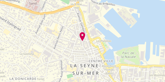 Plan de Pompes funèbres Pascal Leclerc, 2 avenue dr Mazen, 83500 La Seyne-sur-Mer