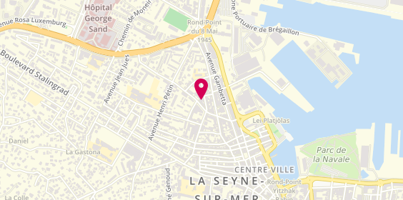 Plan de Pompes Funèbres Lévèque Articles Funerai, 11 avenue Dr Mazen, 83500 La Seyne-sur-Mer