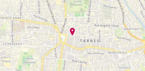 Plan de Maison Funéraire de Tarbes, 10 Rue Georges Clemenceau, 65000 Tarbes