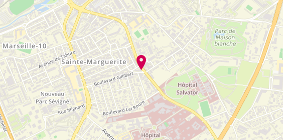 Plan de Etablissement Rosa, 188 Boulevard de Sainte-Marguerite, 13009 Marseille