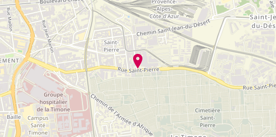 Plan de Marbrerie Durand, 407 Rue Saint-Pierre, 13005 Marseille