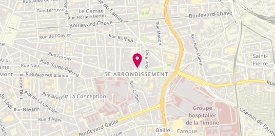 Plan de Permanence Pompes Funebres 24 24 - 7 7, 209 Rue Saint-Pierre, 13005 Marseille