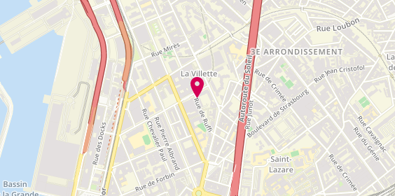 Plan de SARL Afm, 12 Rue de Ruffi, 13003 Marseille