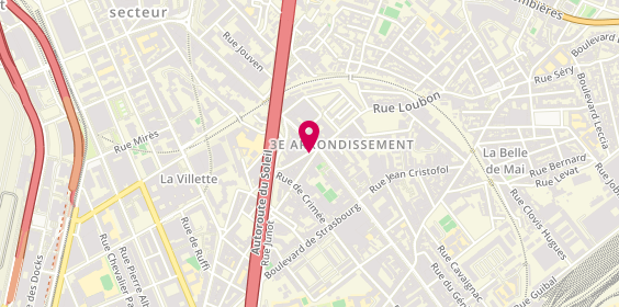 Plan de Arc-Ange Funeraire, 88 Rue Hoche, 13003 Marseille