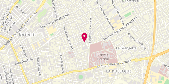 Plan de Pla funéraire - Pompes Funèbres Béziers 34, 3 Boulevard Alexandre Dumas, 34500 Béziers