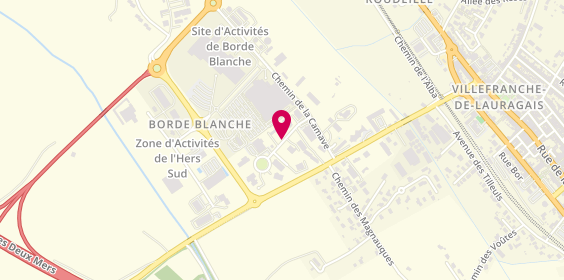 Plan de Pompes Funèbres Toulousaines, 3 Avenue Borde Blanche, 31290 Villefranche-de-Lauragais