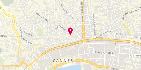 Plan de Hessed Veemet, 1 Rue Borniol, 06400 Cannes