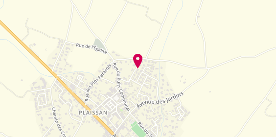 Plan de Sylvain Services Funéraires, 12 Rue des Horts, 34230 Plaissan