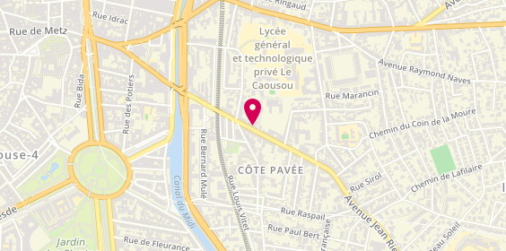 Plan de Pompes funèbres PFG TOULOUSE - Avenue Jean Rieux, 29 avenue Jean Rieux, 31000 Toulouse