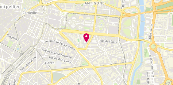 Plan de Pompes Funèbres - Groupe du Roy, 494 Rue Léon Blum, 34000 Montpellier