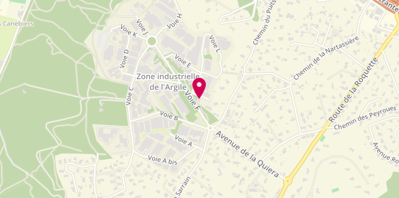 Plan de Chambre Funeraire Pezzini, 460 avenue de la Quiéra, 06370 Mouans-Sartoux