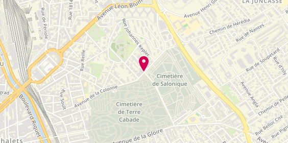 Plan de Maison Camou Pompes Funebres et Marbreri, 86 Avenue Colonne, 31500 Toulouse