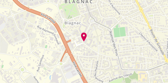 Plan de Pompes funèbres PFG BLAGNAC, 96 avenue de Cornebarrieu, 31700 Blagnac