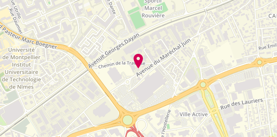 Plan de Funérarium GALLOUÉDEC PÈRE & FILS - NÎMES, 1294 avenue Marechal Juin, 30900 Nîmes