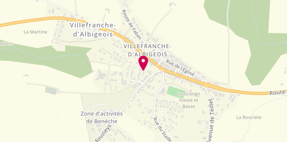 Plan de Pompes Funebres de l'Albanais & du Ville, Lieu-Dit Beneche, 81430 Villefranche-d'Albigeois