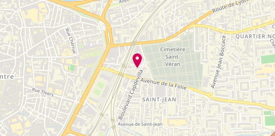 Plan de Pompes Funebres Marbrerie Fleurs Mathieu, 28 avenue du Cimetière, 84000 Avignon