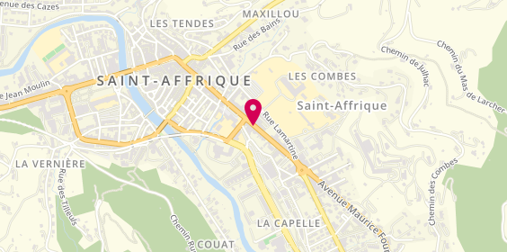 Plan de Etsa Trans'Ambulances, 16 Boulevard Emile Borel, 12400 Saint-Affrique