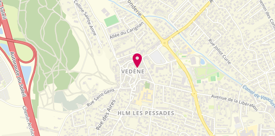 Plan de Pompes funèbres Vedène - la Maison des obsèques - Vallis Clausa, 55 Rue Frédéric Mistral, 84270 Vedène