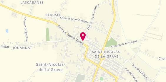 Plan de Yves Vignolles, Route de Malause, 82210 Saint-Nicolas-de-la-Grave