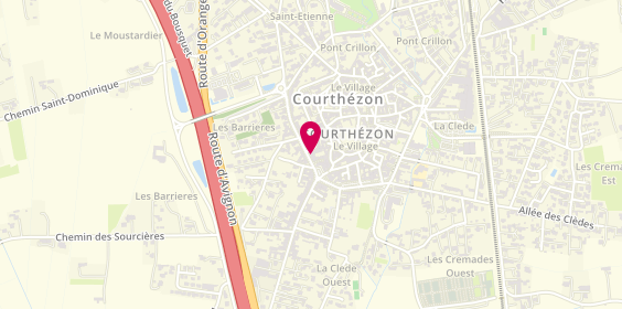 Plan de Pompes Funebres Couthezonnaises, 14 Faubourg de Luynes, 84350 Courthézon