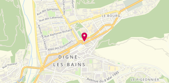 Plan de Roc Eclerc, 7 place Général de Gaulle, 04000 Digne-les-Bains