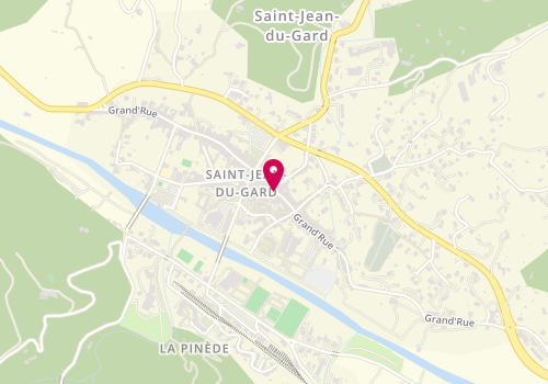 Plan de Ambulances Taxi Vsl , et Pompes Funèbres des Gardons, 87 Grand Rue, 30270 Saint-Jean-du-Gard