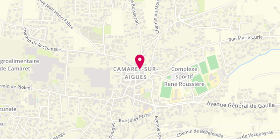 Plan de Pompes Funebres Marbrerie Calabrun, 25 Cr du N, 84850 Camaret-sur-Aigues