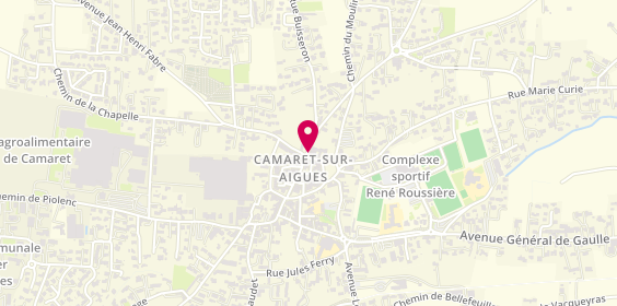 Plan de Pompes funèbres Camaretoise, 12 Cr du N, 84850 Camaret-sur-Aigues