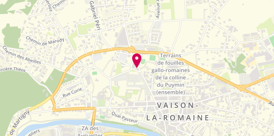 Plan de Pompes Funèbres Duchêne, 11 avenue Général de Gaulle, 84110 Vaison-la-Romaine