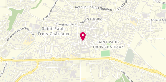 Plan de Pompes Funèbres Lucien Del Papa et Fils, 18 Rue Notre Dame, 26130 Saint-Paul-Trois-Châteaux