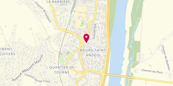 Plan de Pompes Funebres Basse Ardeche, 1 Place Frederic Mistral, 07700 Bourg-Saint-Andéol