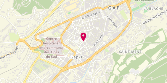 Plan de AUBIN Jean, 5 Place Saint Arnoux, 05000 Gap