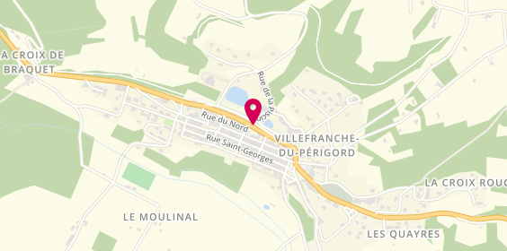 Plan de Le Choix Funeraire, Avenue
Boulevard Charles Maurial, 24550 Villefranche-du-Périgord