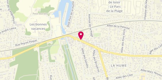 Plan de Etablissements Funeraires du Bassin, 11A avenue du Maréchal de Lattre de Tassigny Avenue Du, 33470 Gujan-Mestras