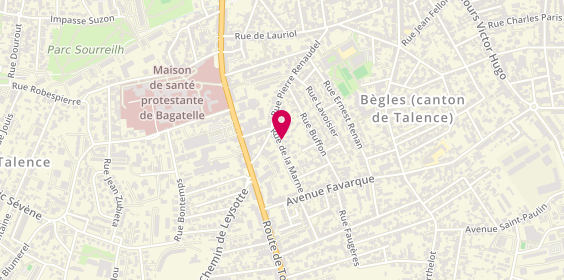 Plan de Transfuneraire, 16 Bis Rue de la Marne, 33130 Bègles