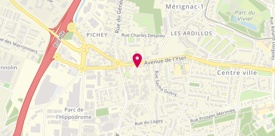 Plan de Pompes Funebres de France, 134 avenue de l'yser, 33700 Mérignac