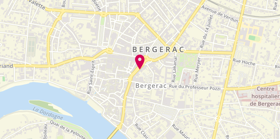 Plan de Pompes funèbres PFG BERGERAC - Rue Neuve d'Argenson, 73 Rue Neuve d'Argenson, 24100 Bergerac