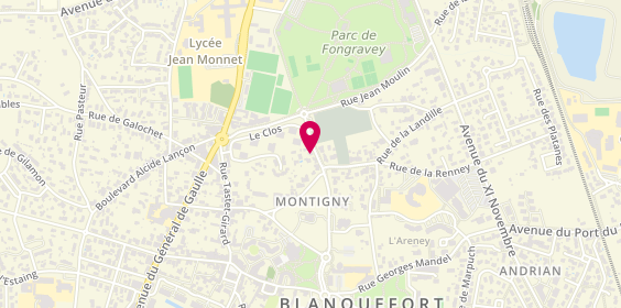 Plan de Le Choix Funéraire, 6 Bis Rue du Repos, 33290 Blanquefort