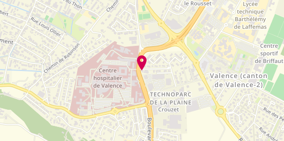 Plan de Pompes Funebres Pascal Leclers/Complexe Funeraire, 51 avenue du Dr Santy, 26000 Valence