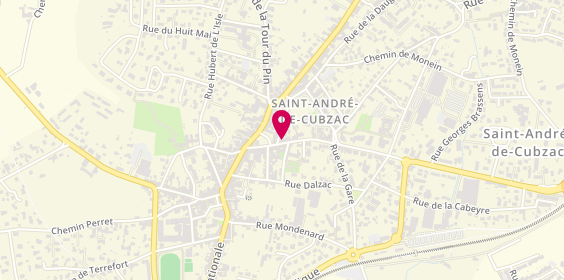 Plan de Pompes funèbres Drouillard, 22 Rue Emile Martin Dantagnan, 33240 Saint-André-de-Cubzac