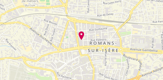 Plan de Pompes Funèbres ROBLOT, 14 avenue Pierre Semard, 26100 Romans-sur-Isère