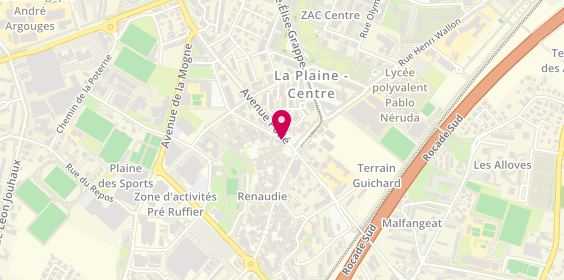 Plan de El Ihsane Pompes Funebres, 28 avenue Potié, 38400 Saint-Martin-d'Hères