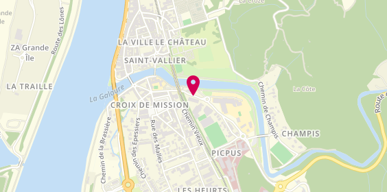 Plan de Centre Funéraires Pollet, 4 Rue Picpus, 26240 Saint-Vallier