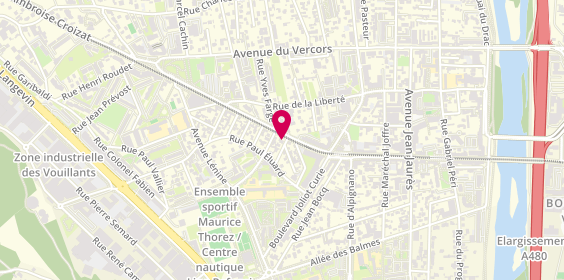 Plan de Marbrerie Pariat, 59 avenue Aristide Briand, 38600 Fontaine