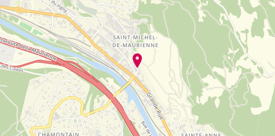 Plan de Pompes Funebres A/C Mauriennaises, 8 Rue Saint Laurent, 73140 Saint-Michel-de-Maurienne