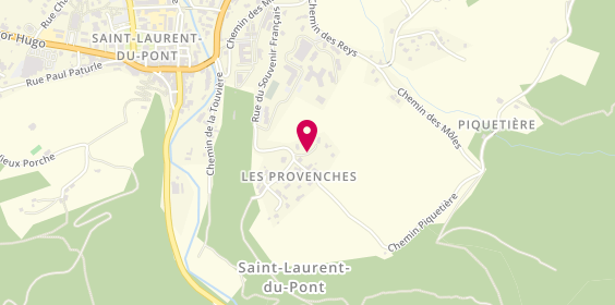 Plan de Marbrerie GALIFFET, 390 Les Provenches, 38380 Saint-Laurent-du-Pont
