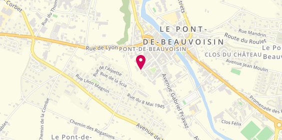 Plan de Marbrerie Faguet, 16 Place Prof Trillat, 38480 Le Pont-de-Beauvoisin